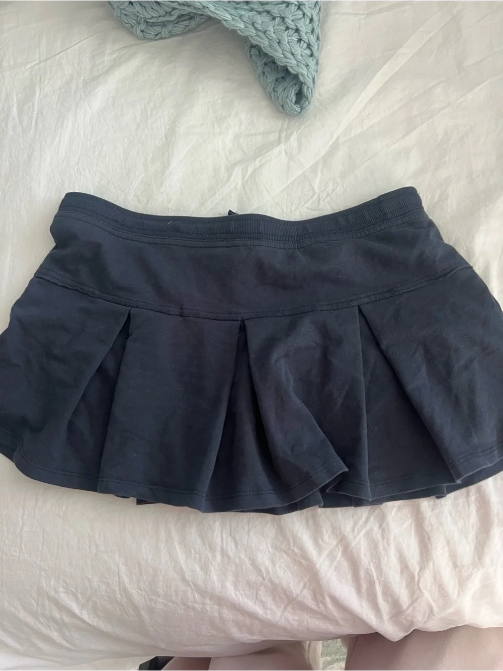 PACSUN navy blue skirt with built in shorts